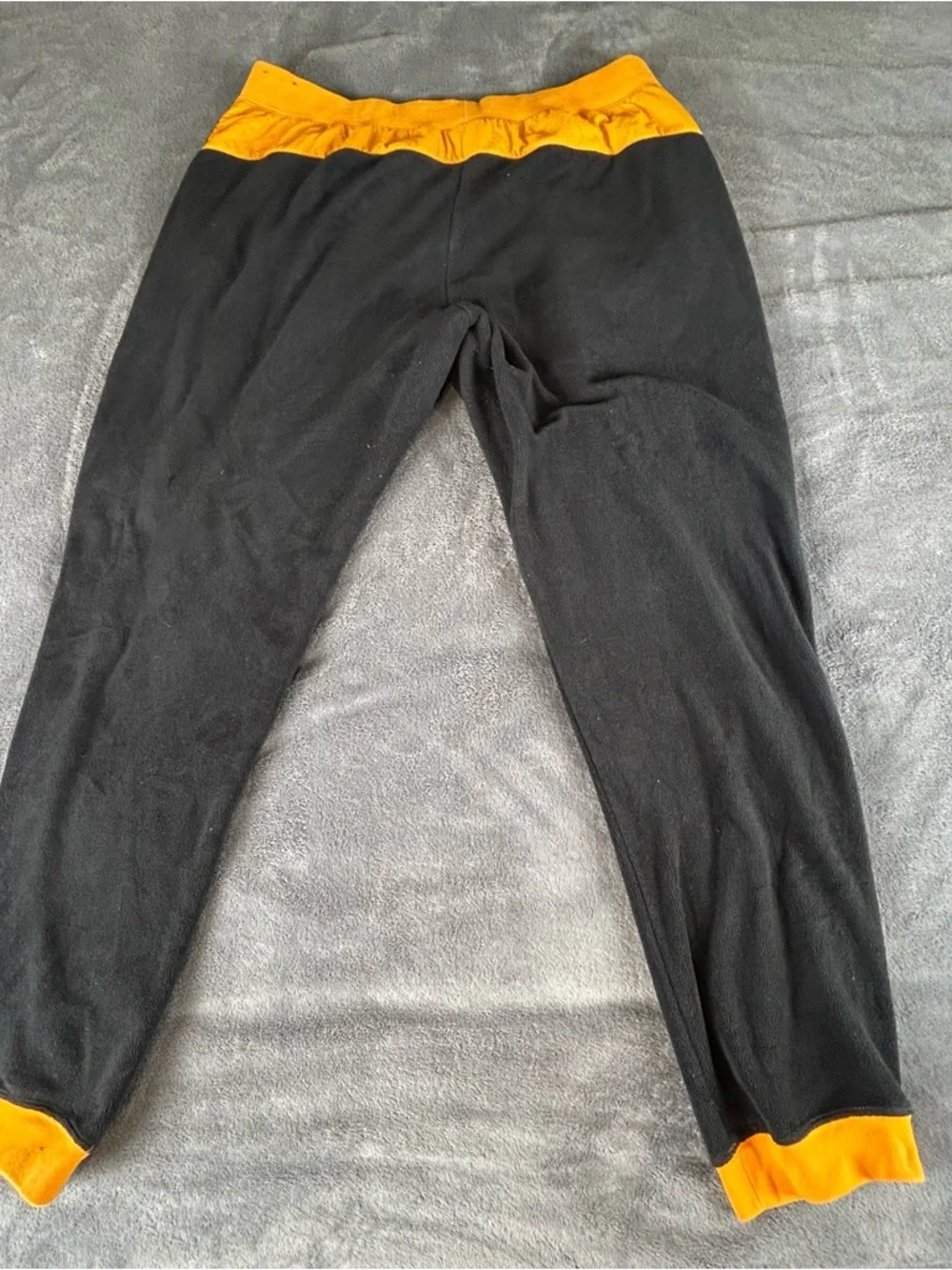 Nike Polar Fleece Jogger Pants Womens XXL‎ Black Side Stripe Tapered Thermal